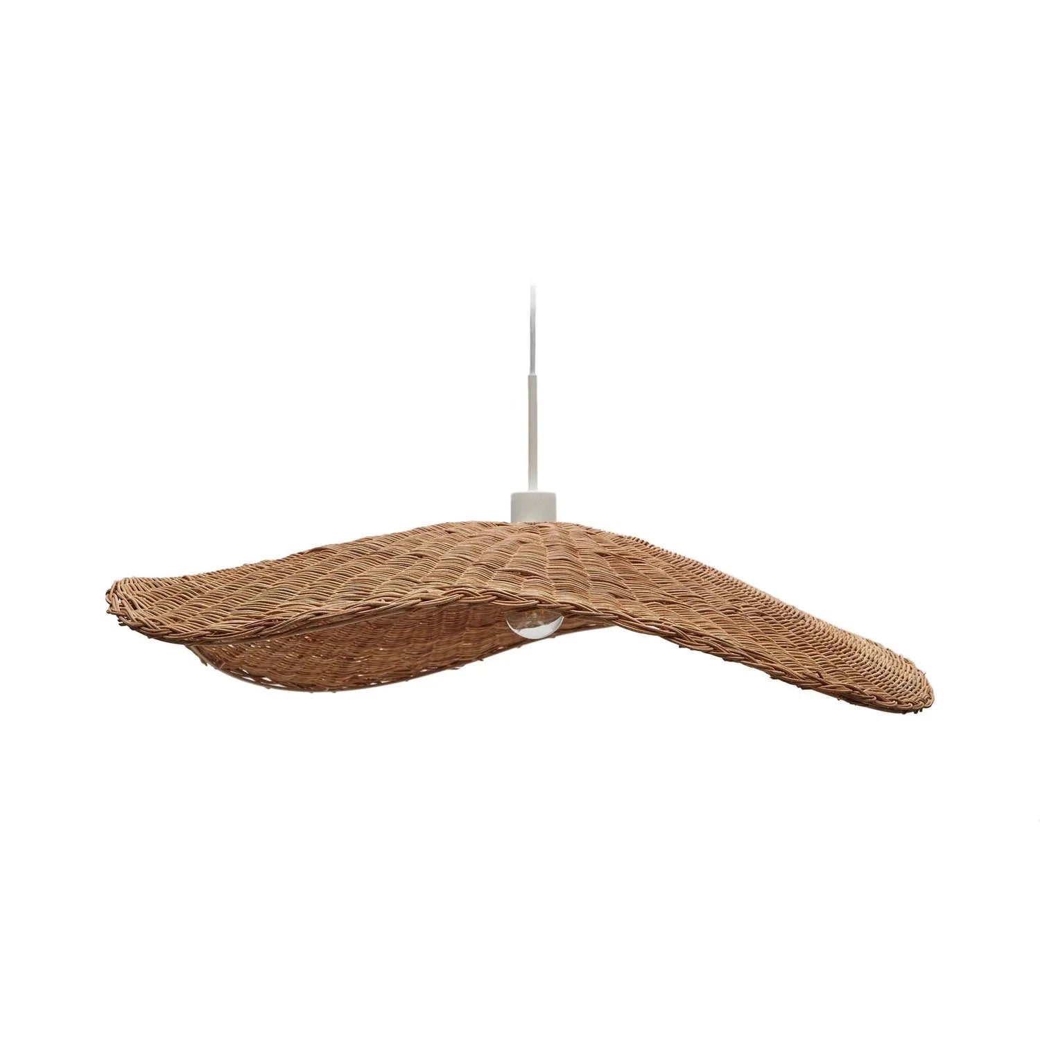 Der Bisbal Lampenschirm aus Rattan, Ø 80 cm, von Kave Home bringt natürliche Eleganz und warme Atmosphäre in jeden Raum.