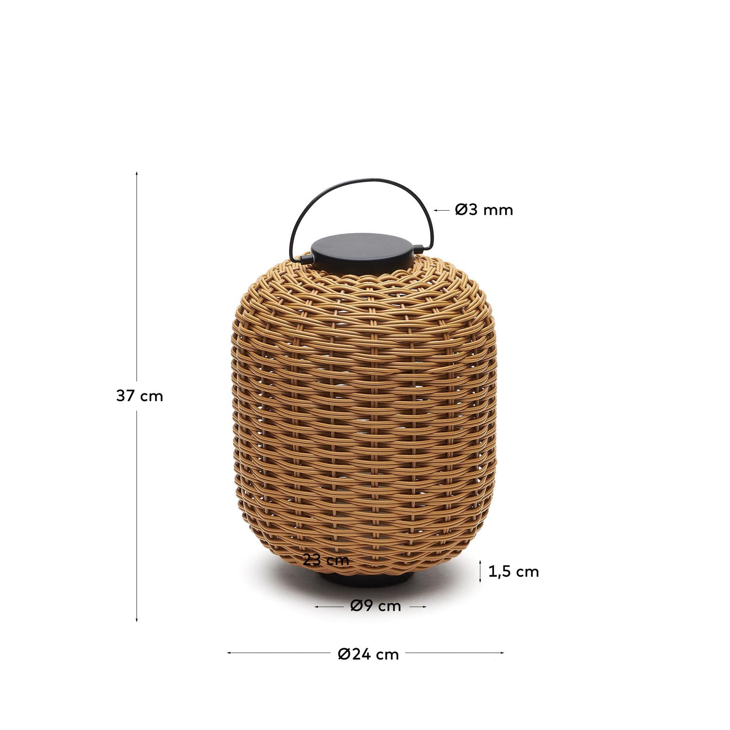Die Saranella Tischlampe vereint modernes Design mit natürlichem Charme, ideal für drinnen und draußen, dank kabelloser Flexibilität.