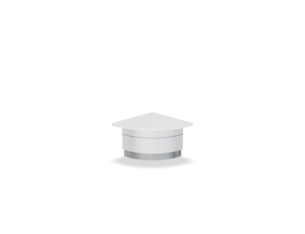 Valde LAV68L - modulare Empfangstheke in Weiss Pastell präsentiert im Onlineshop von KAQTU Design AG. Empfangsdesk ist von Mdd