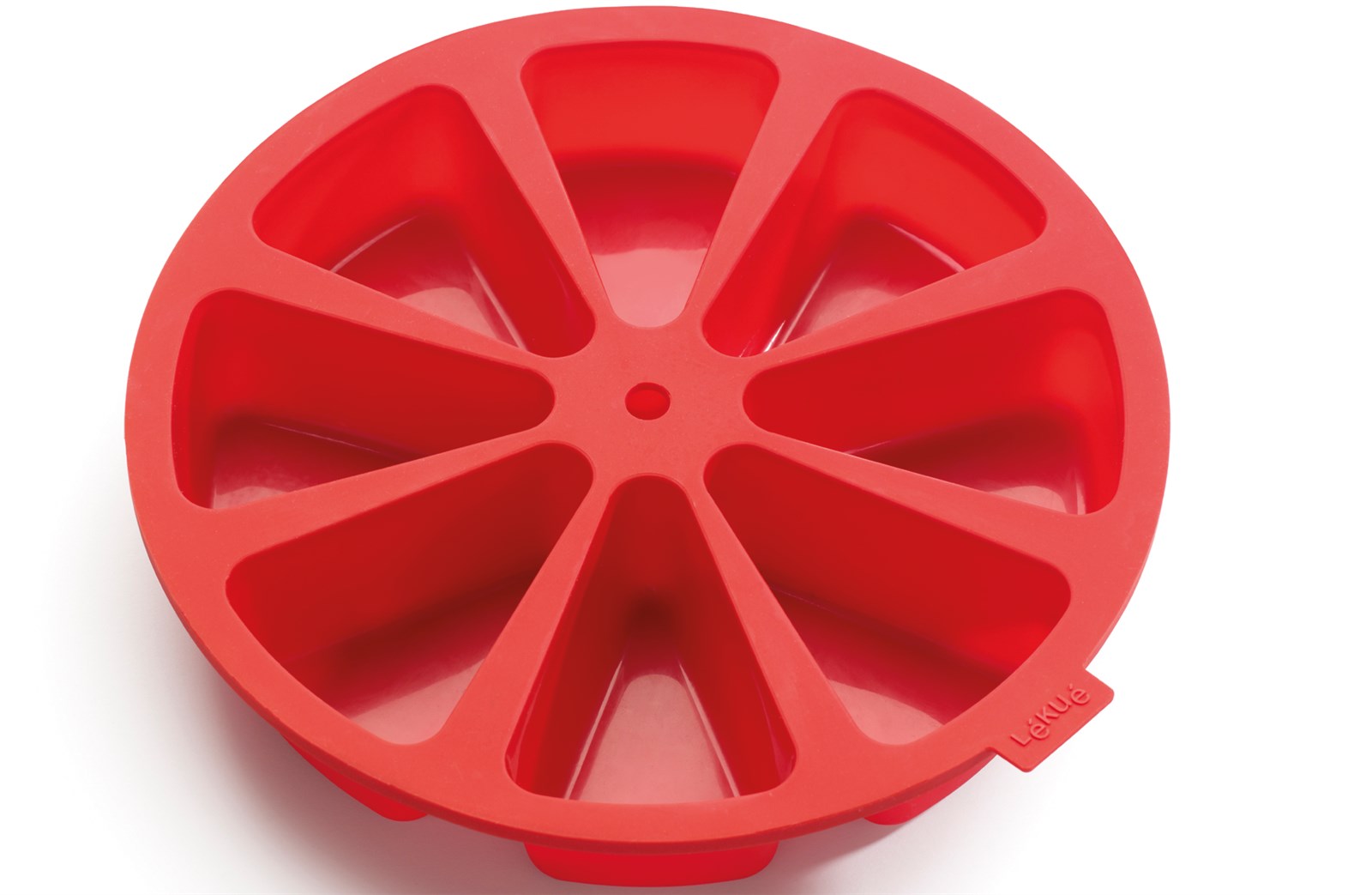 Backform Kuchen, 8 Portionen in Rot präsentiert im Onlineshop von KAQTU Design AG. Backen ist von Lékué