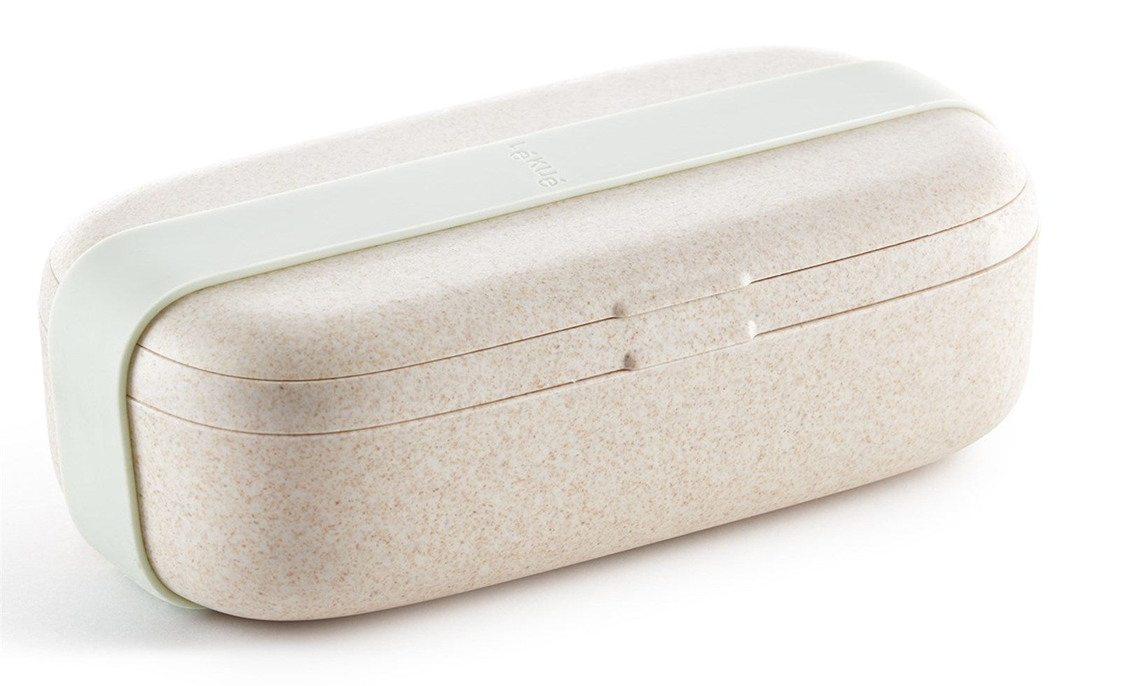 Lunchbox einfach Organic, 500ml 19.2x10x6.2cm in Beige präsentiert im Onlineshop von KAQTU Design AG. Aufbewahrungsbehälter ist von Lékué