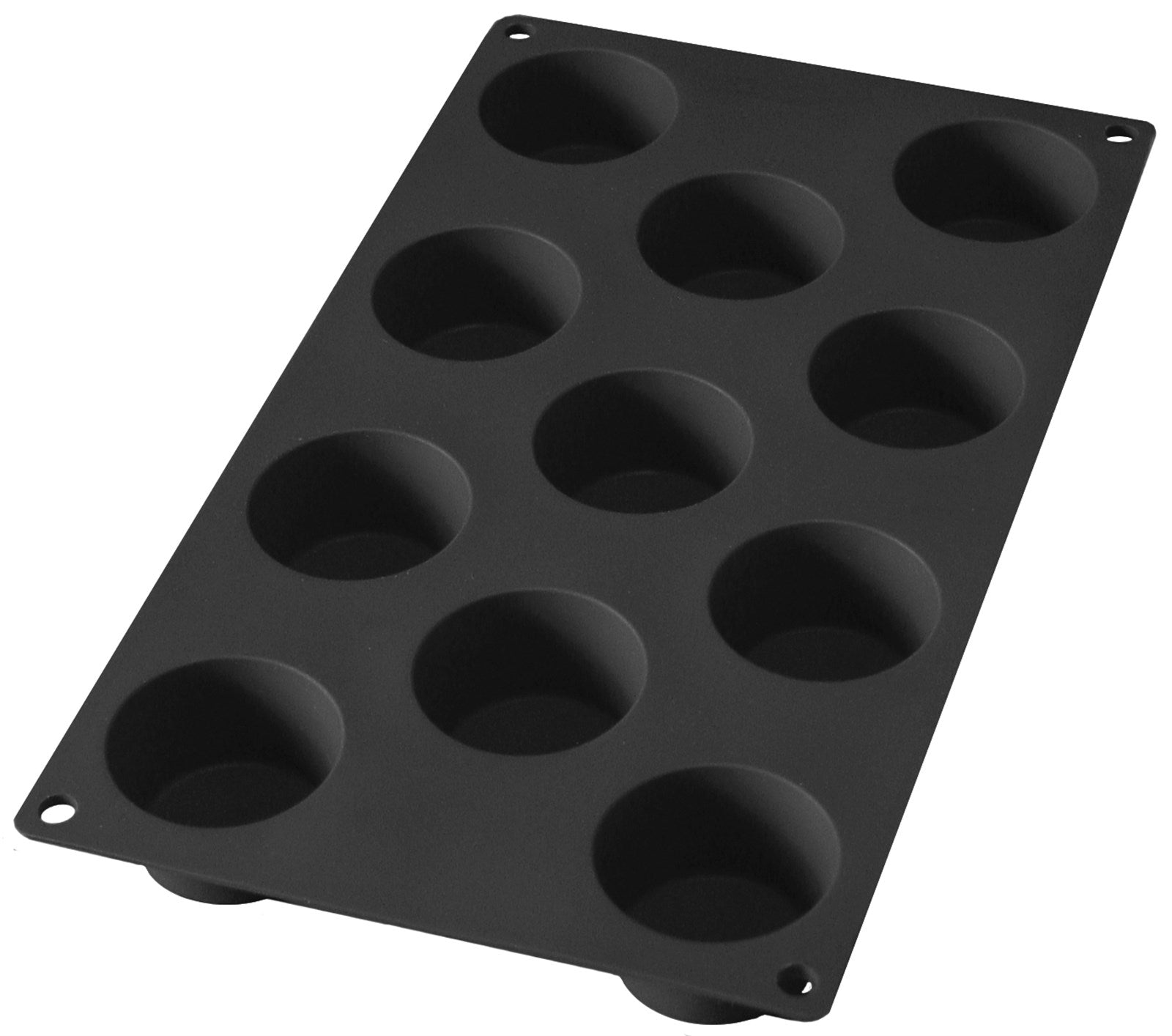Backform 11er Muffin schwarz, Ø5 h: 3 cm in Schwarz präsentiert im Onlineshop von KAQTU Design AG. Backen ist von Lékué