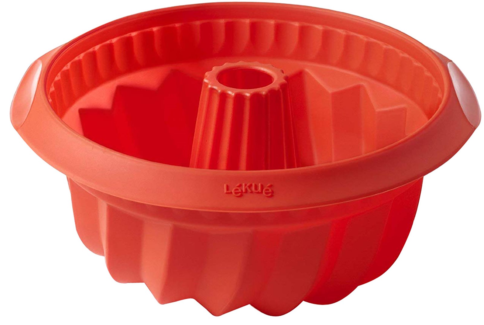 Backform Gugelhopf Rot, 22x11.5 cm in Rot präsentiert im Onlineshop von KAQTU Design AG. Backen ist von Lékué