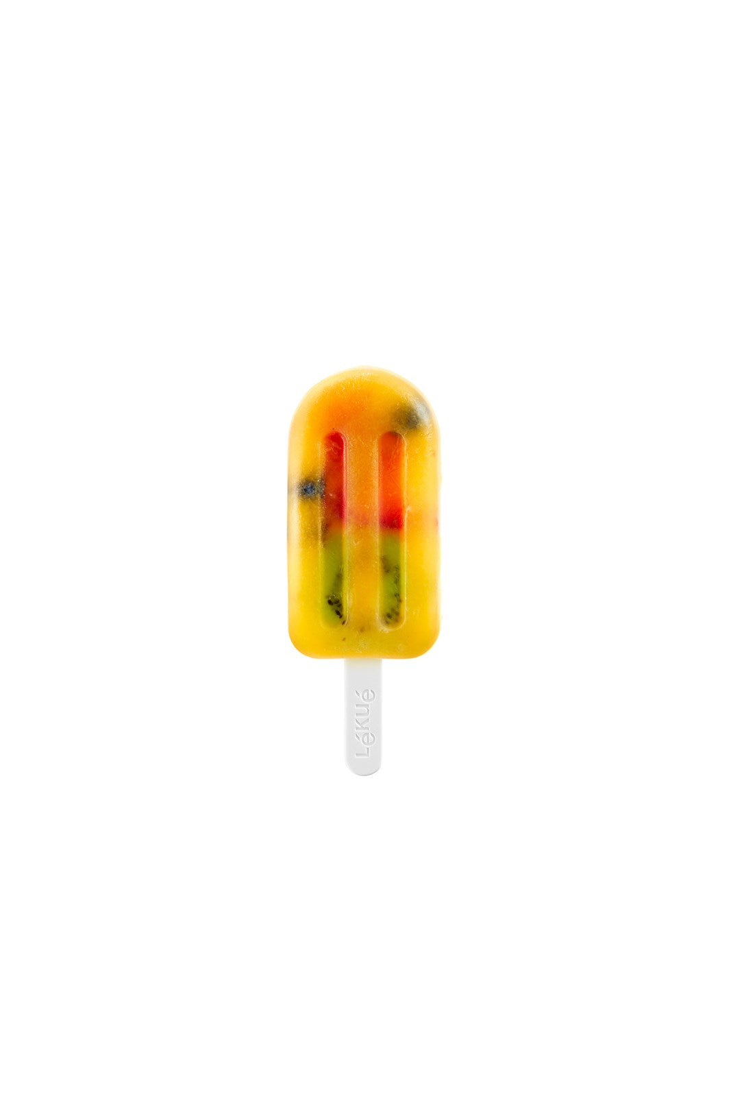 Eis am Stiel, Lolly, stapelbar, gelb in Gelb präsentiert im Onlineshop von KAQTU Design AG. Küchenhelfer ist von Lékué