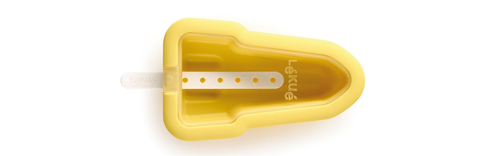 Eis am Stiel, Iconic Rakete, gelb in Gelb präsentiert im Onlineshop von KAQTU Design AG. Küchenhelfer ist von Lékué
