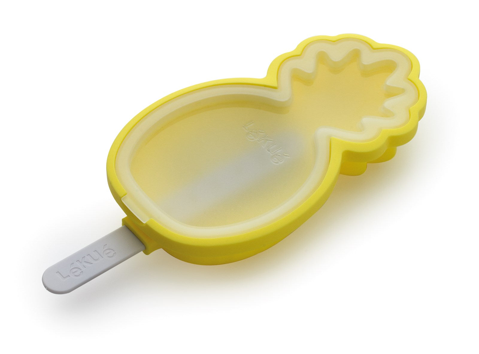 Eis am Stiel, Ananas, gelb in Gelb präsentiert im Onlineshop von KAQTU Design AG. Küchenhelfer ist von Lékué