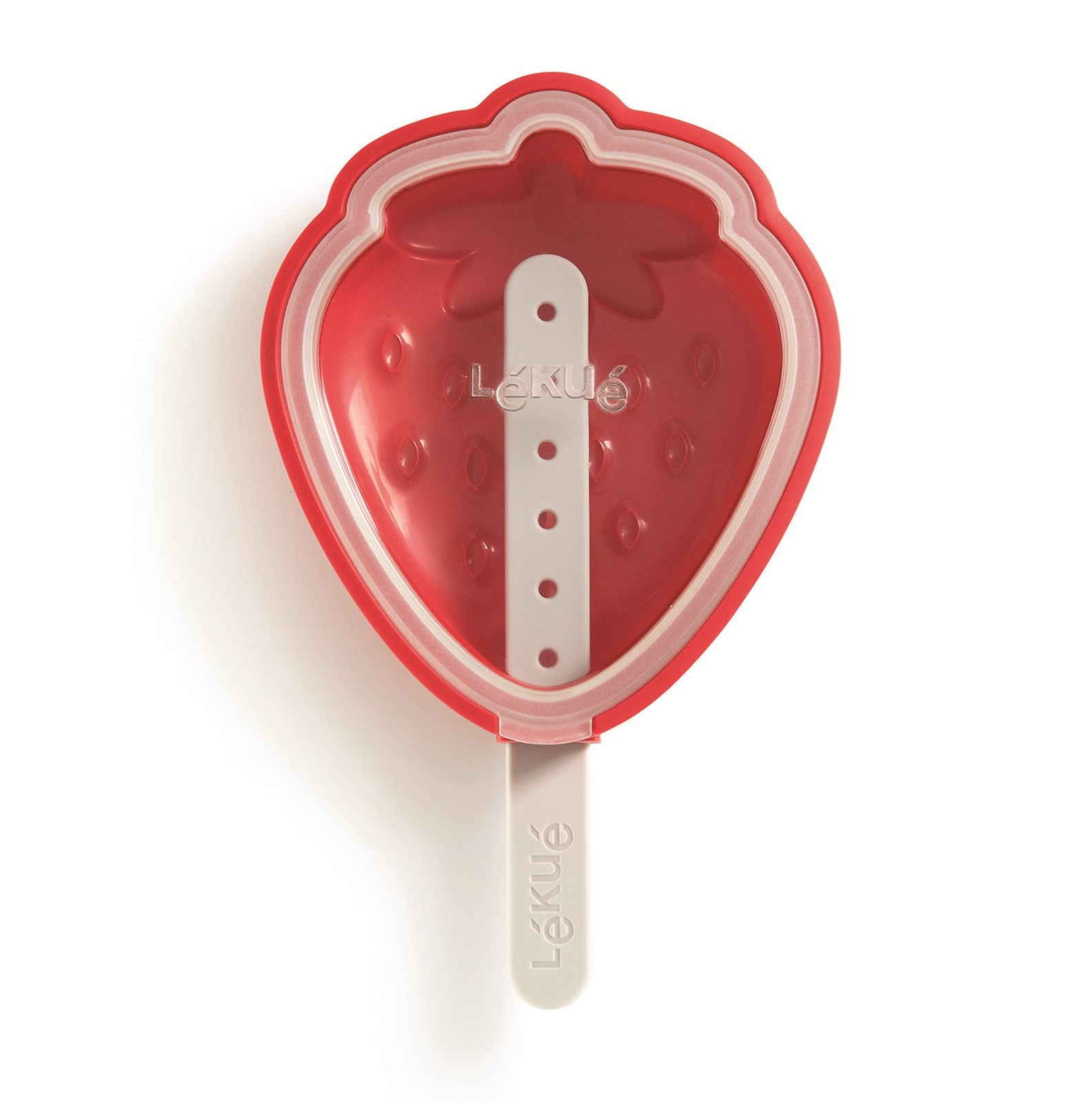 Eis am Stiel, Erdbeere, Rot in Rot präsentiert im Onlineshop von KAQTU Design AG. Küchenhelfer ist von Lékué