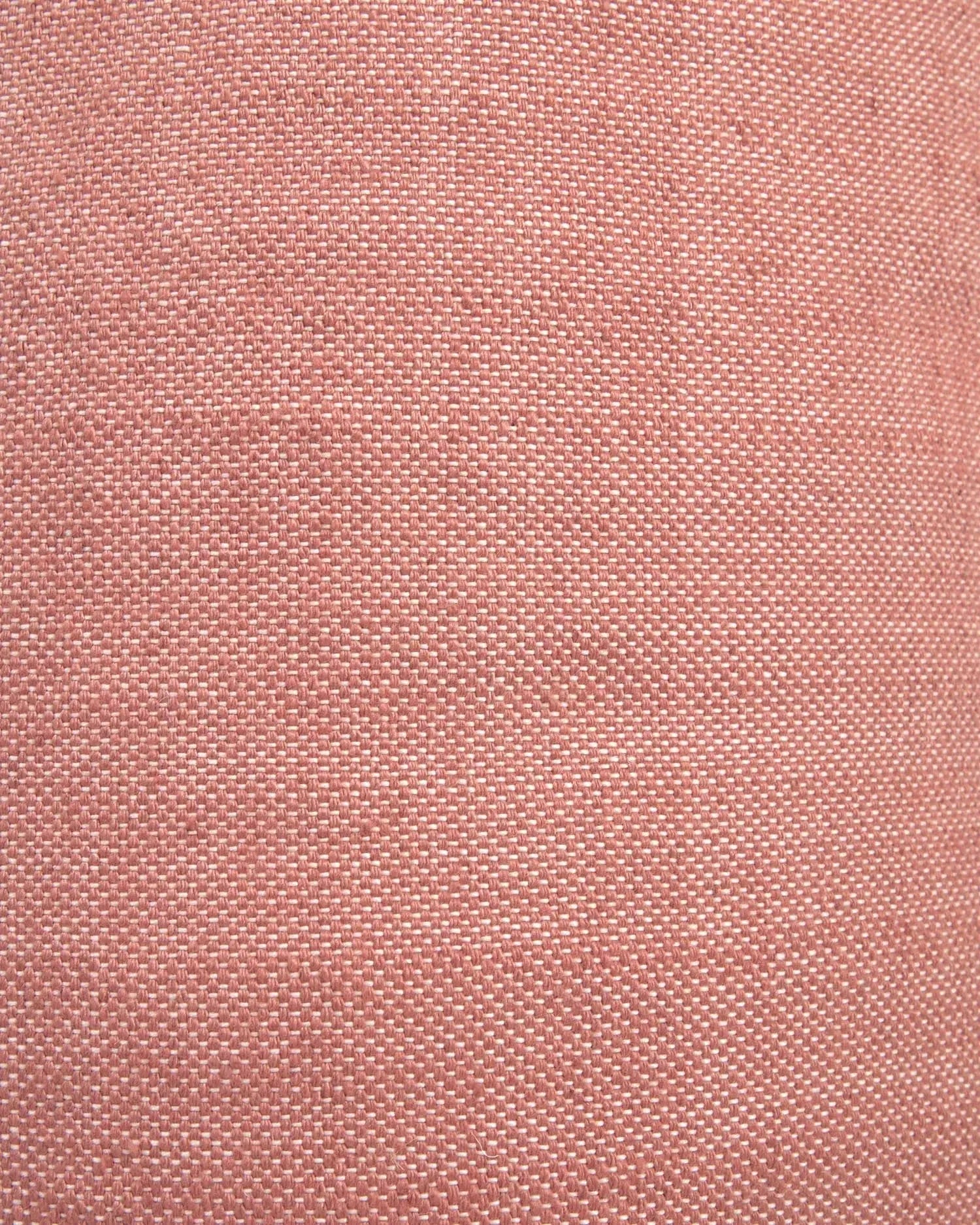 Runder Pouf Isaura von Kave Home, Ø 40 cm, aus 100% recyceltem PET in Terrakotta, stilvoll, nachhaltig und vielseitig einsetzbar.