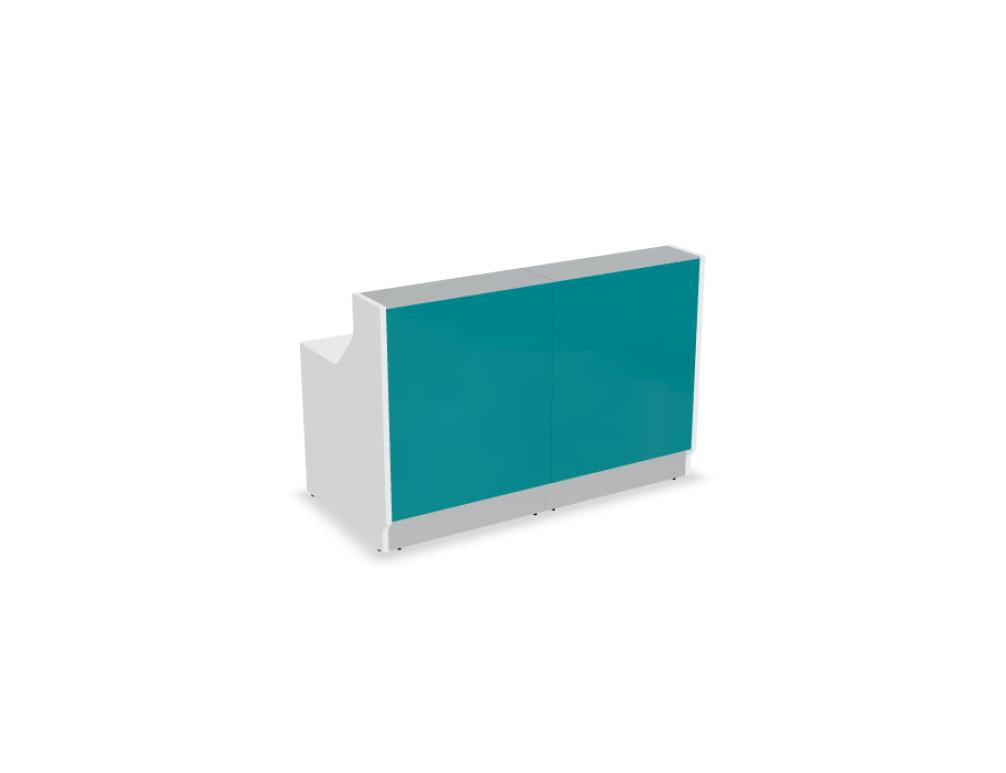 Linea LIN15 - modulare Empfangstheke in  präsentiert im Onlineshop von KAQTU Design AG. Empfangsdesk ist von Mdd