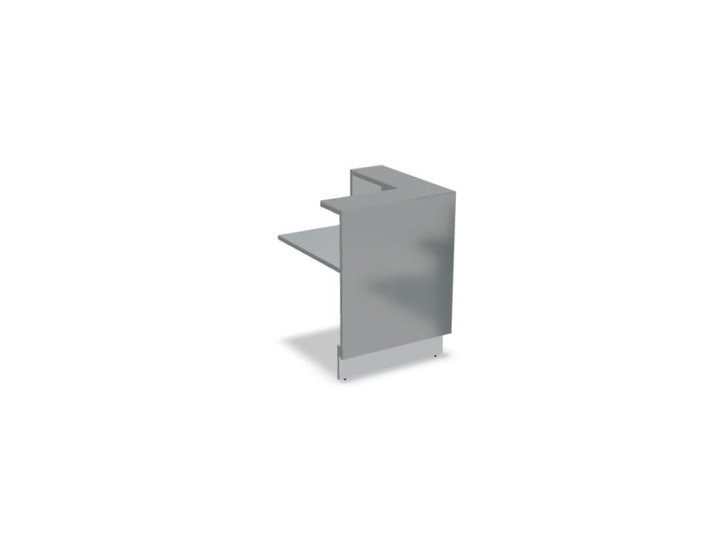 Linea LIN3L - in  präsentiert im Onlineshop von KAQTU Design AG. Empfangsdesk ist von Mdd