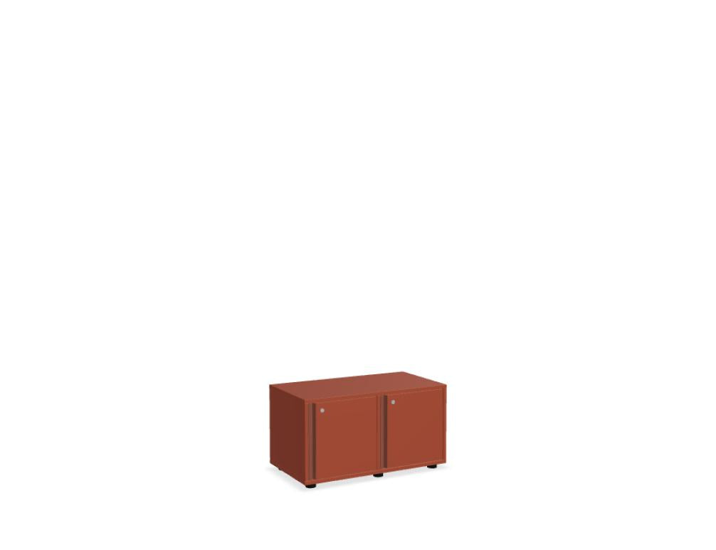 Locker Plus LKP01 - modulares aufbewahrungsystem in Rot präsentiert im Onlineshop von KAQTU Design AG. Büroschrank ist von Mdd