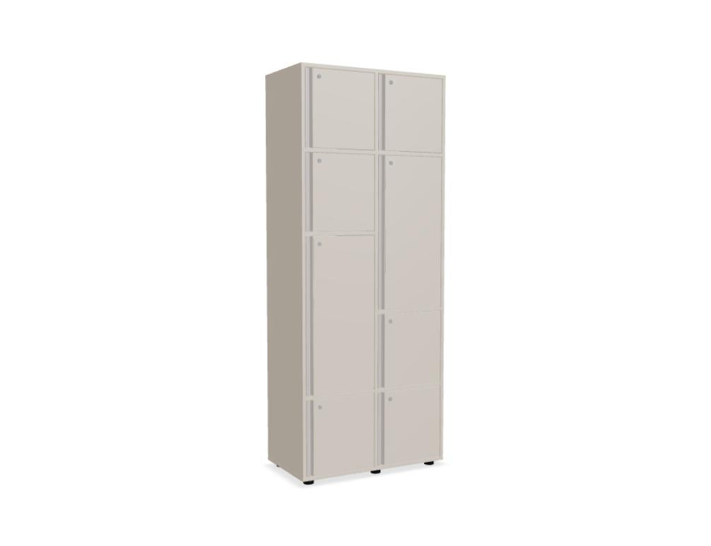 Locker Plus LKP52 - Locker-Typ Schließfachschrank in Rot präsentiert im Onlineshop von KAQTU Design AG. Büroschrank ist von Mdd