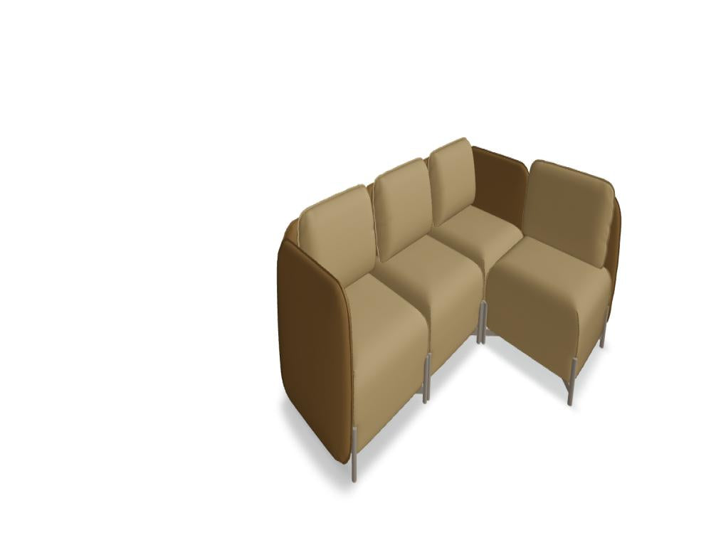 Linka LKSM1B - modulares Sofa in Sepia präsentiert im Onlineshop von KAQTU Design AG. Modulares Sofa ist von Mdd