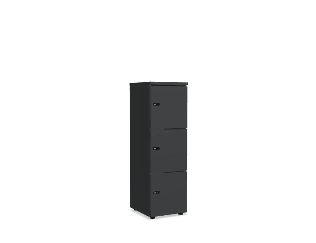 Locker Standard LOK30 - Schließfachschrank in Weiss Pastell präsentiert im Onlineshop von KAQTU Design AG. Büroschrank ist von Mdd