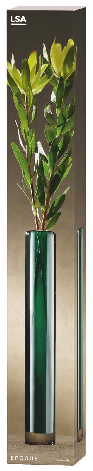 Epoque Vase H48cm Pfauenblau Lüster - KAQTU Design