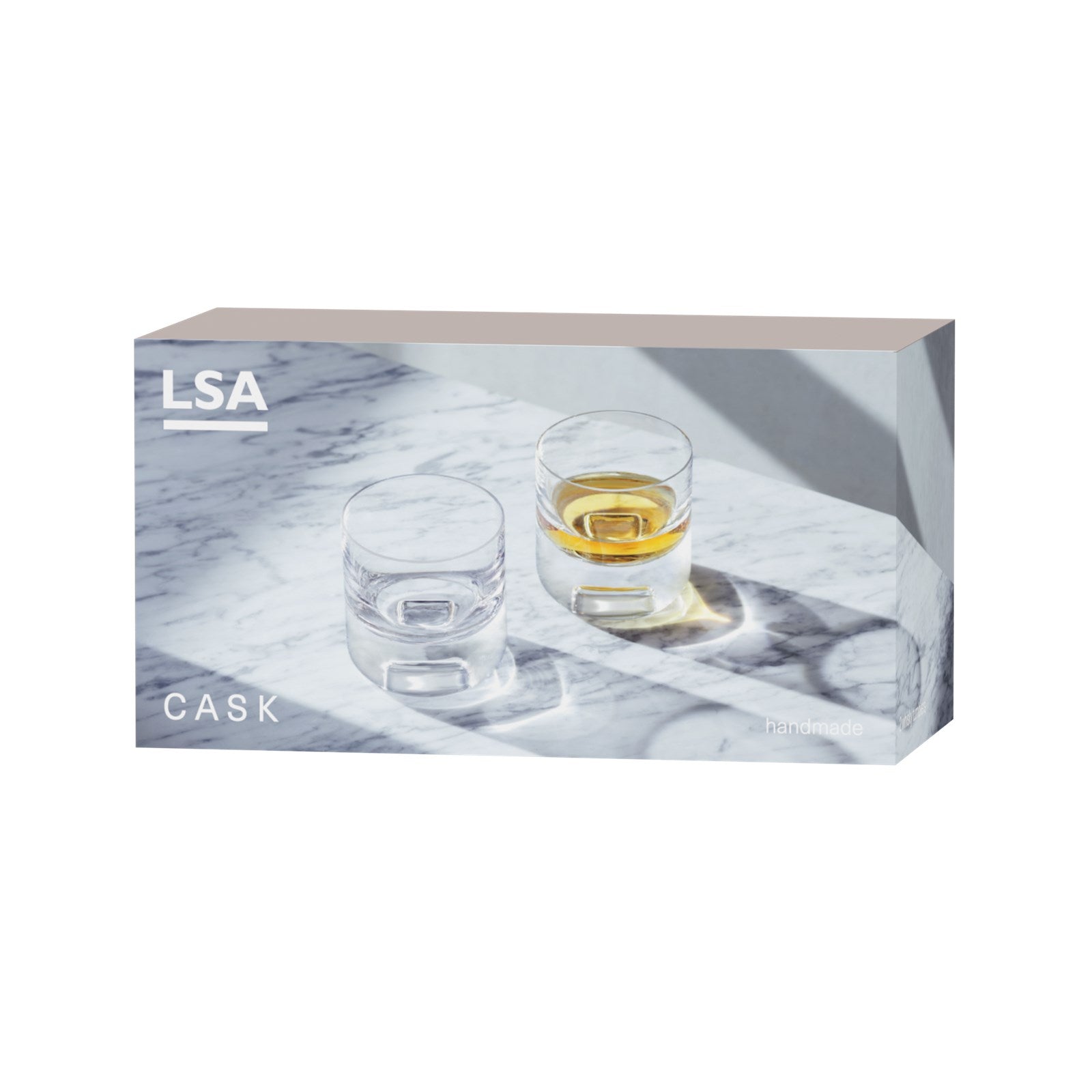 2er Set Cask Whiskyglas 240ml klar - KAQTU Design