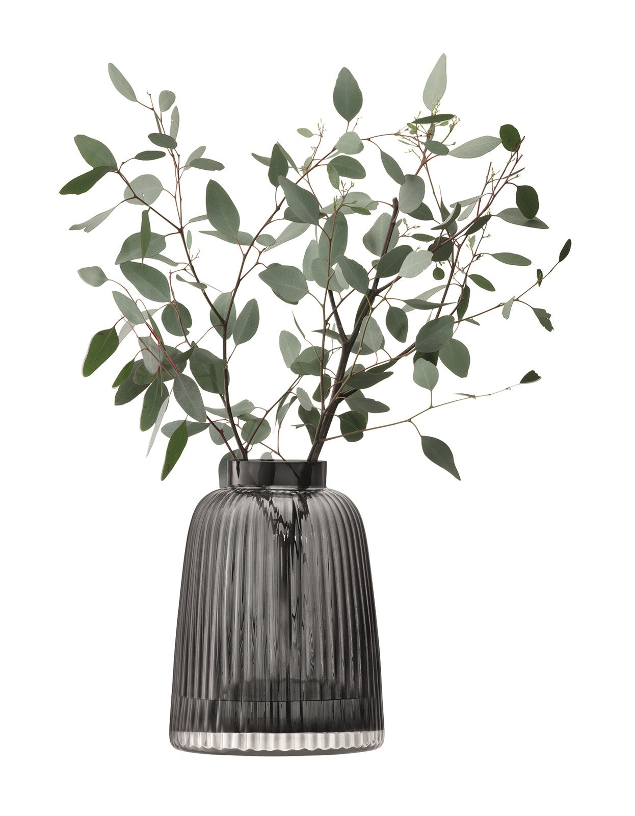 Pleat Vase H26cm - grau - KAQTU Design