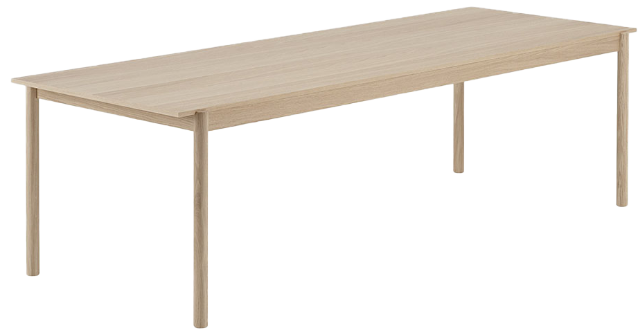 Linear Wood Tisch in Eiche präsentiert im Onlineshop von KAQTU Design AG. Esstisch ist von Muuto
