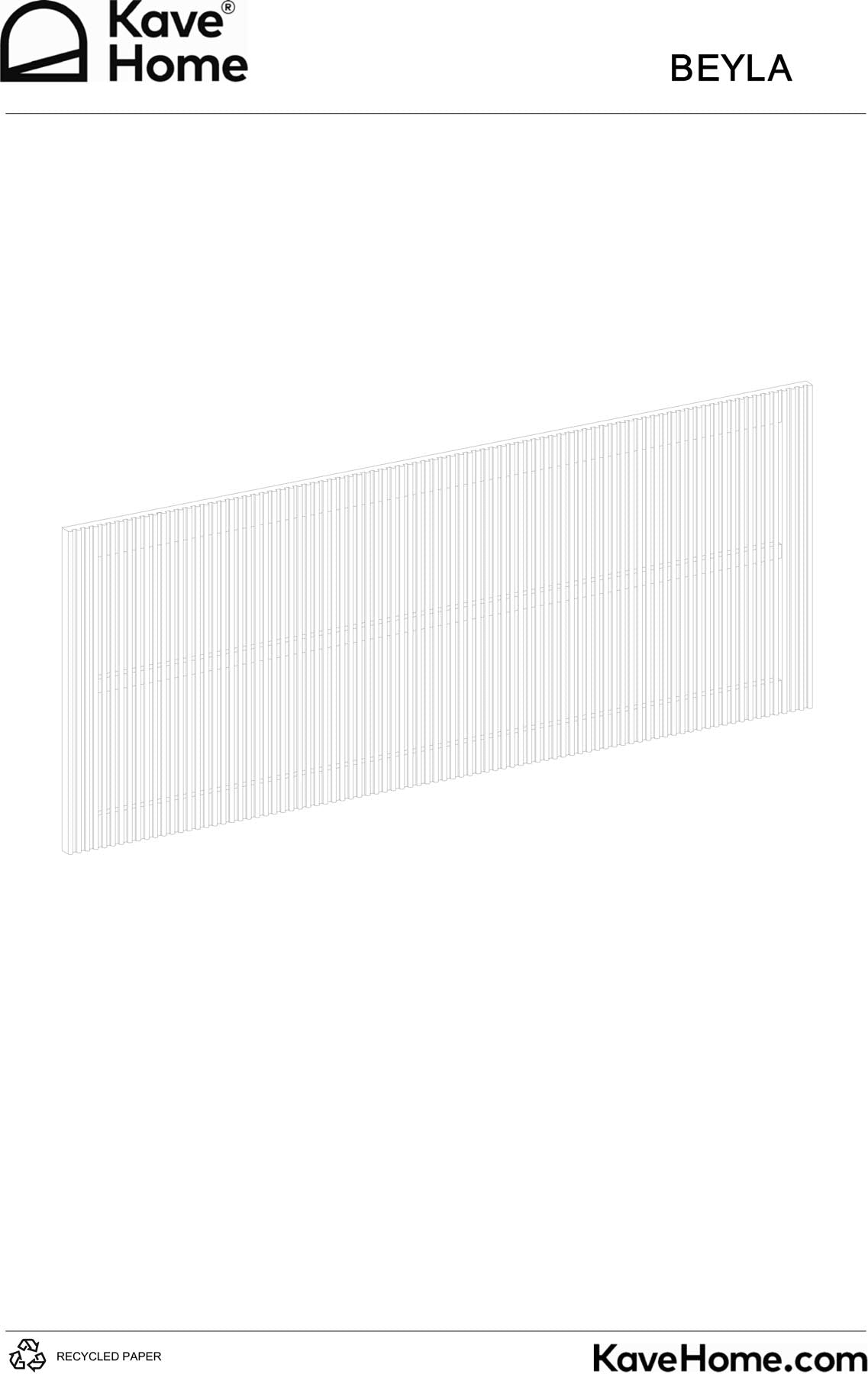 Bettkopfteil Beyla aus massivem Eschenholz mit nussbaumfarbenem Finish für 160-cm-Betten FSC 100% in Dunkelbraun präsentiert im Onlineshop von KAQTU Design AG. Zubehör Bett ist von Kave Home