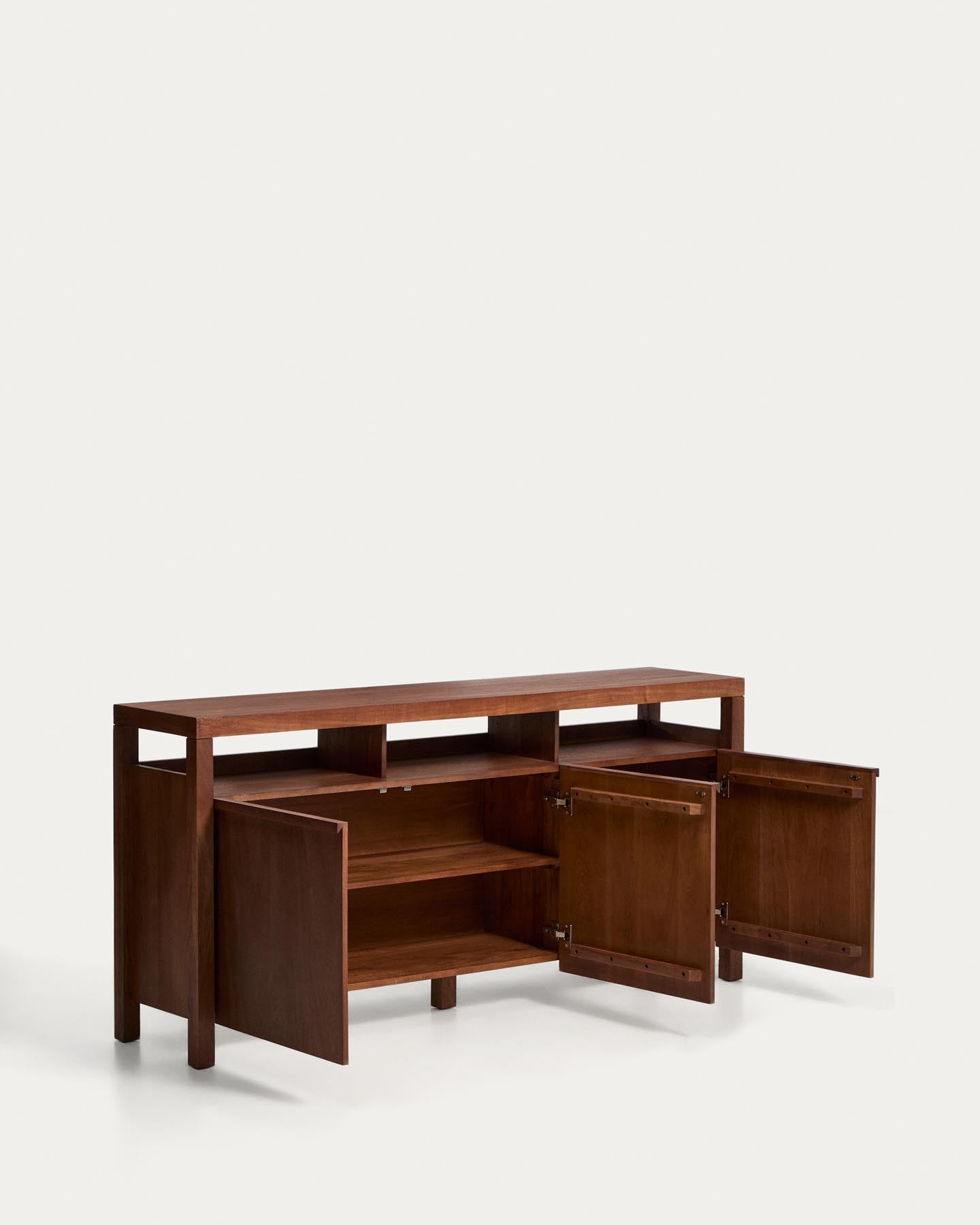 Sideboard Norani aus massivem Akazienholz und Akazienfurnier 180 x 85 cm in Braun präsentiert im Onlineshop von KAQTU Design AG. Sideboard ist von Kave Home