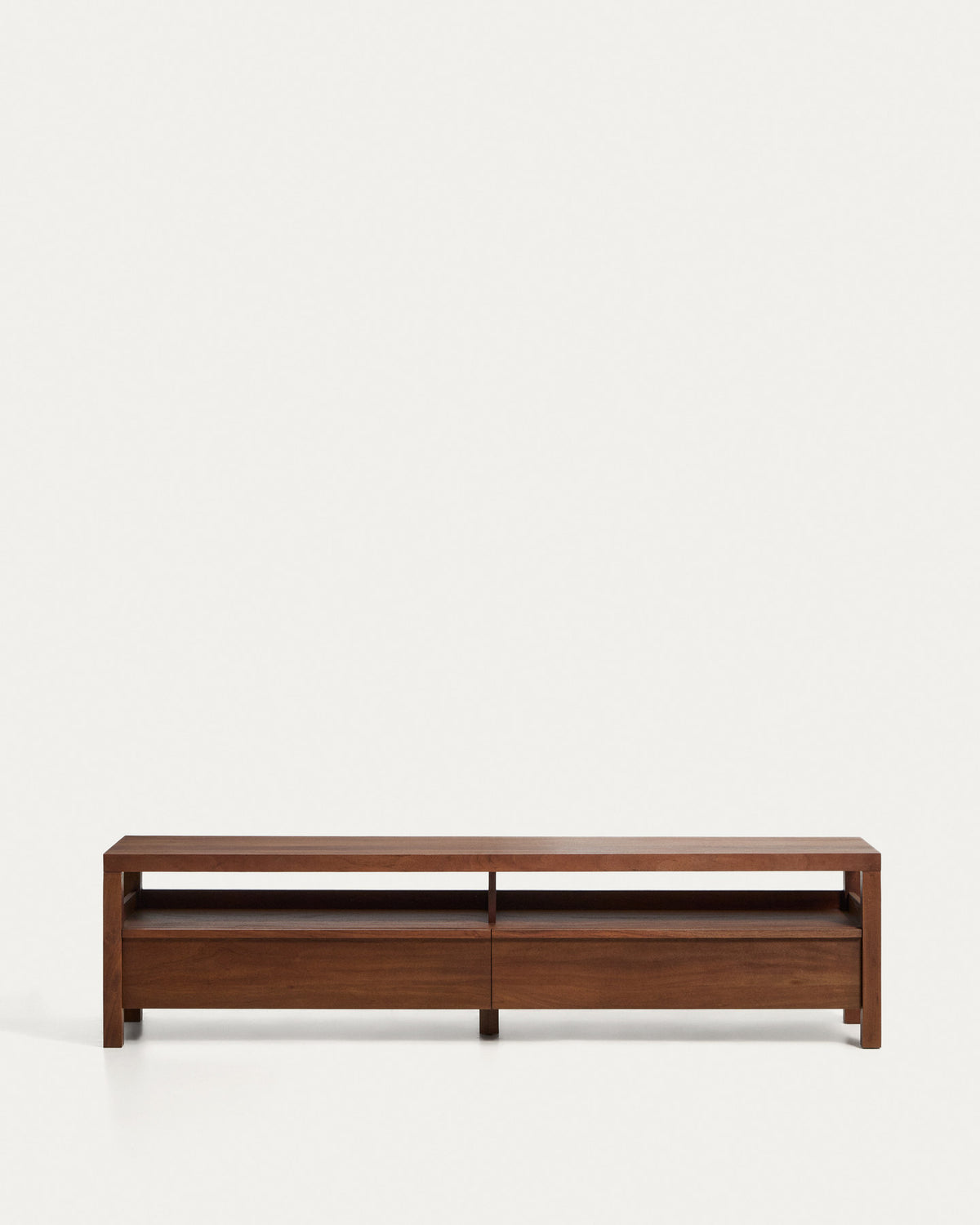 TV-Möbel Norani aus massivem Akazienholz und Akazienfurnier 200 x 50 cm in Braun präsentiert im Onlineshop von KAQTU Design AG. TV-Möbel ist von Kave Home