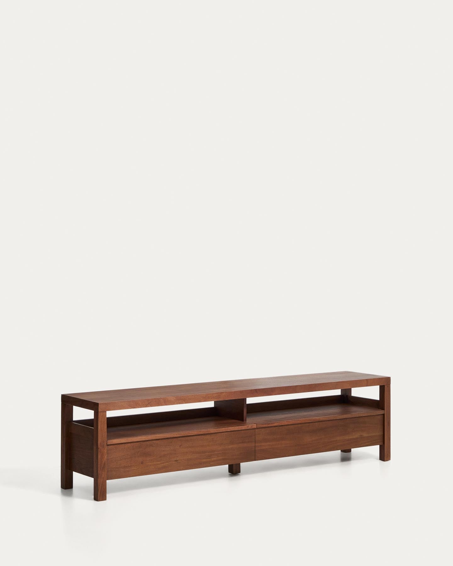 TV-Möbel Norani aus massivem Akazienholz und Akazienfurnier 200 x 50 cm in Braun präsentiert im Onlineshop von KAQTU Design AG. TV-Möbel ist von Kave Home