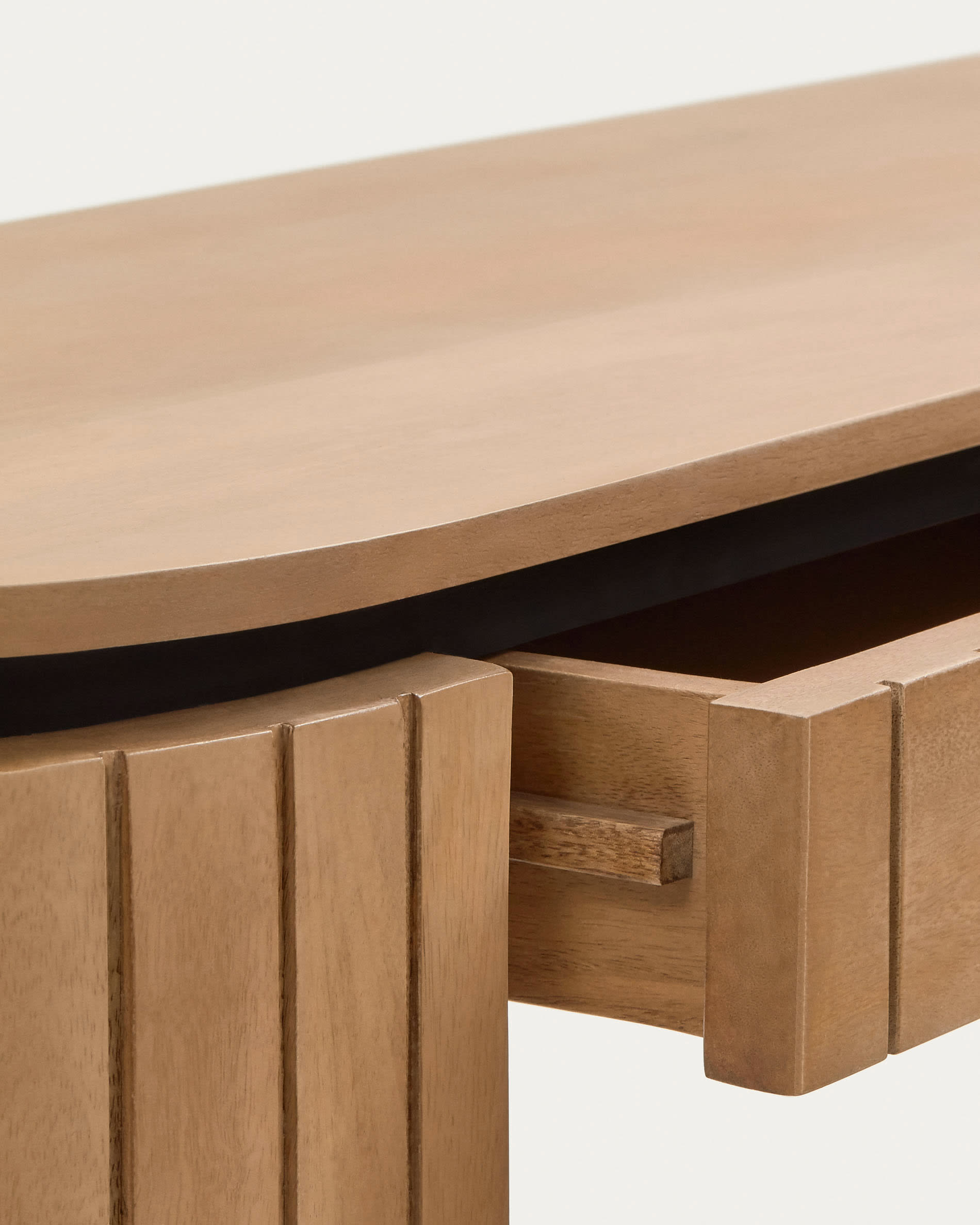Konsolentisch aus massivem Mangoholz, 120 x 90 cm, mit Schublade. Stilvolles Design für moderne und funktionale Wohnräume.