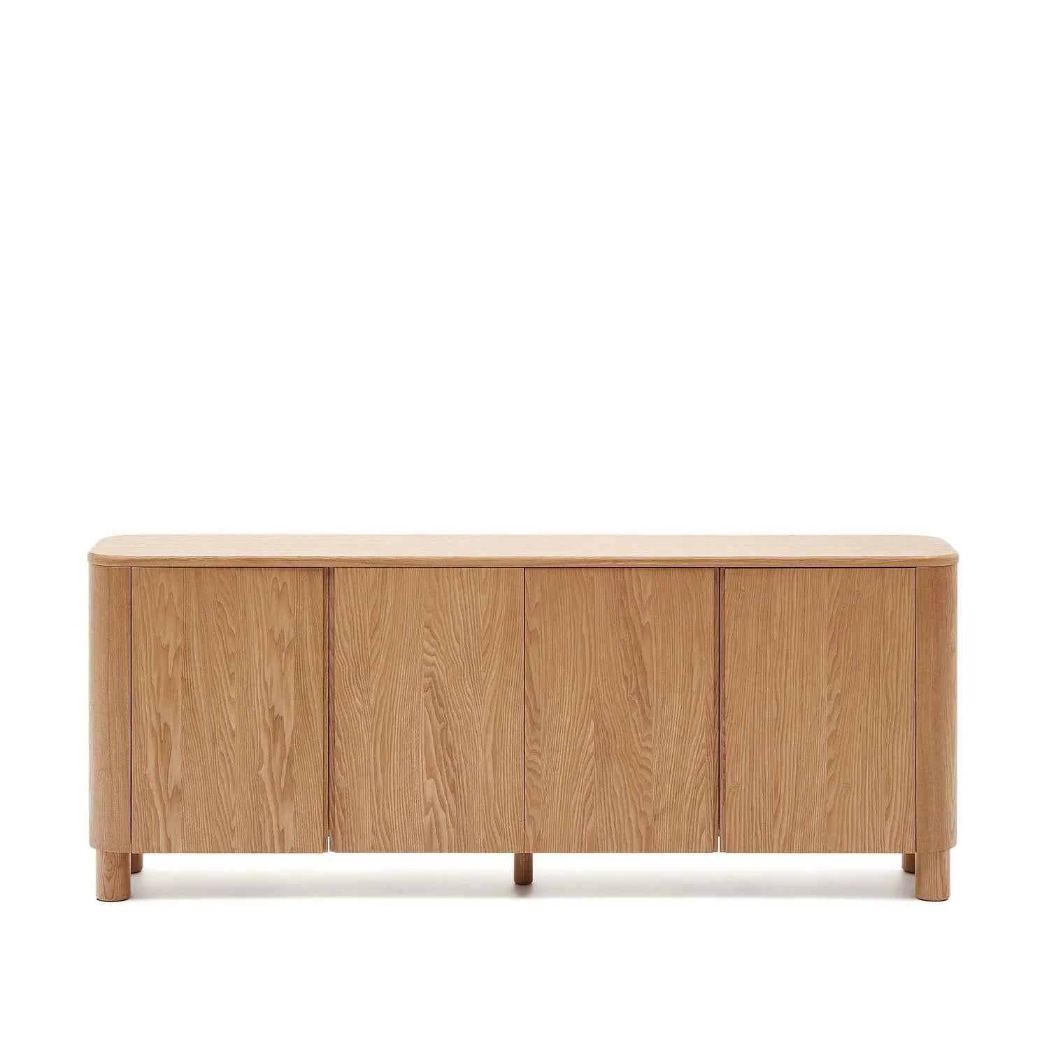 Stilvolles Salaya Sideboard aus nachhaltigem Eschenfurnier, 200x79 cm.