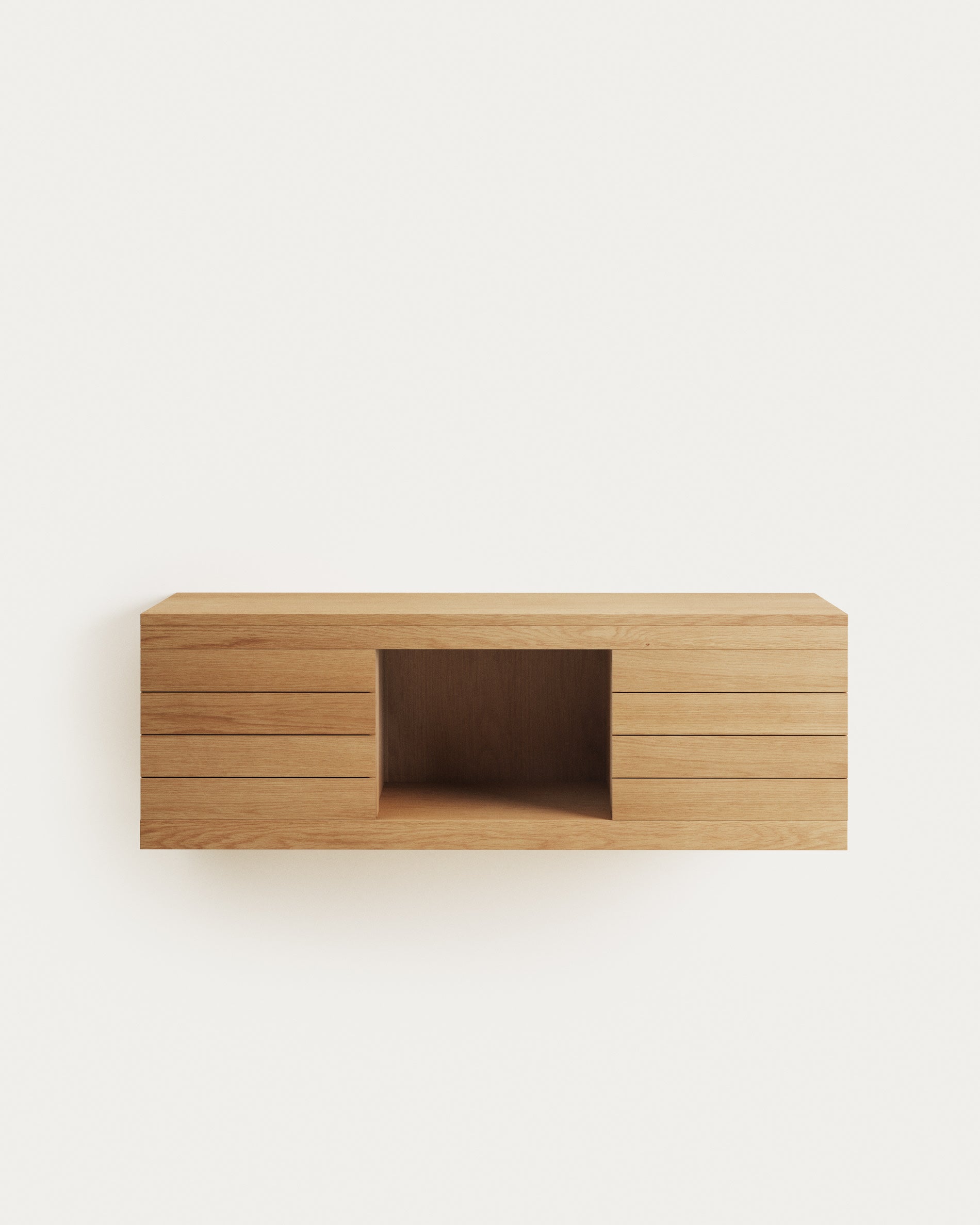 Massives Teakholz-Badmöbel, 120x45 cm, mit natürlichem Finish. Ideal für moderne Badezimmer mit elegantem Stil.