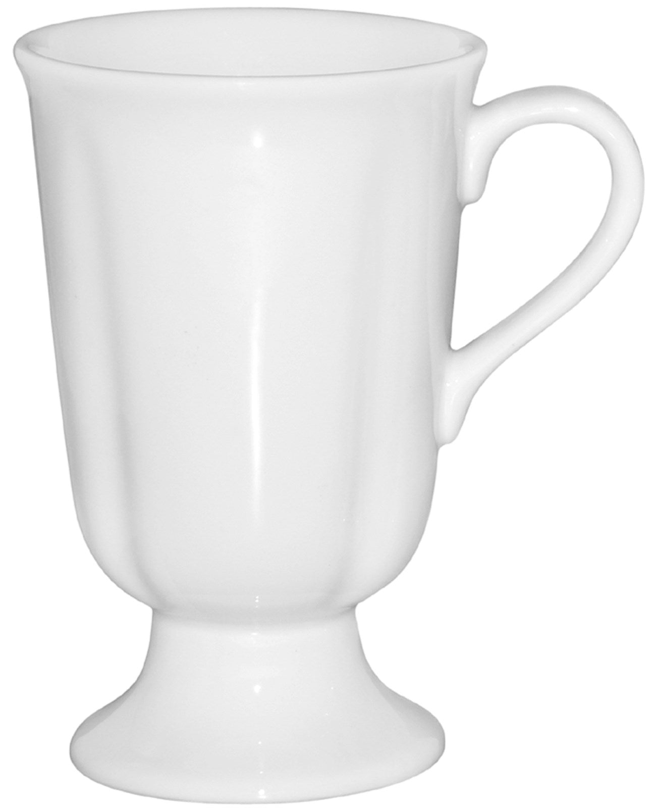 Tasse auf Fuss Kaffee uni weiss 0.25lt in Weiss präsentiert im Onlineshop von KAQTU Design AG. Kaffeetassen ist von Maison Truffe