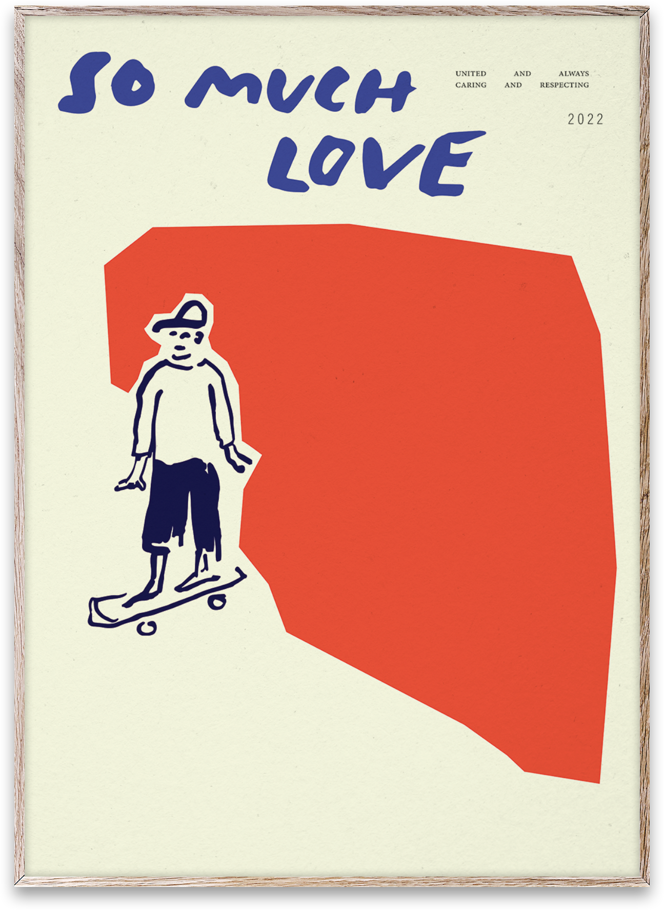 So Much Love / Skateboard - KAQTU Design