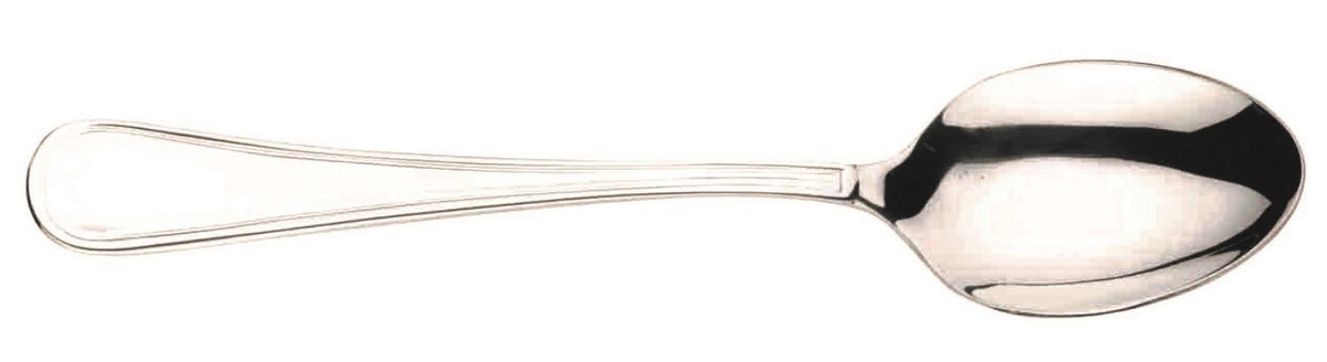 Byron Dessertlöffel in Silber präsentiert im Onlineshop von KAQTU Design AG. Besteck ist von Pintinox