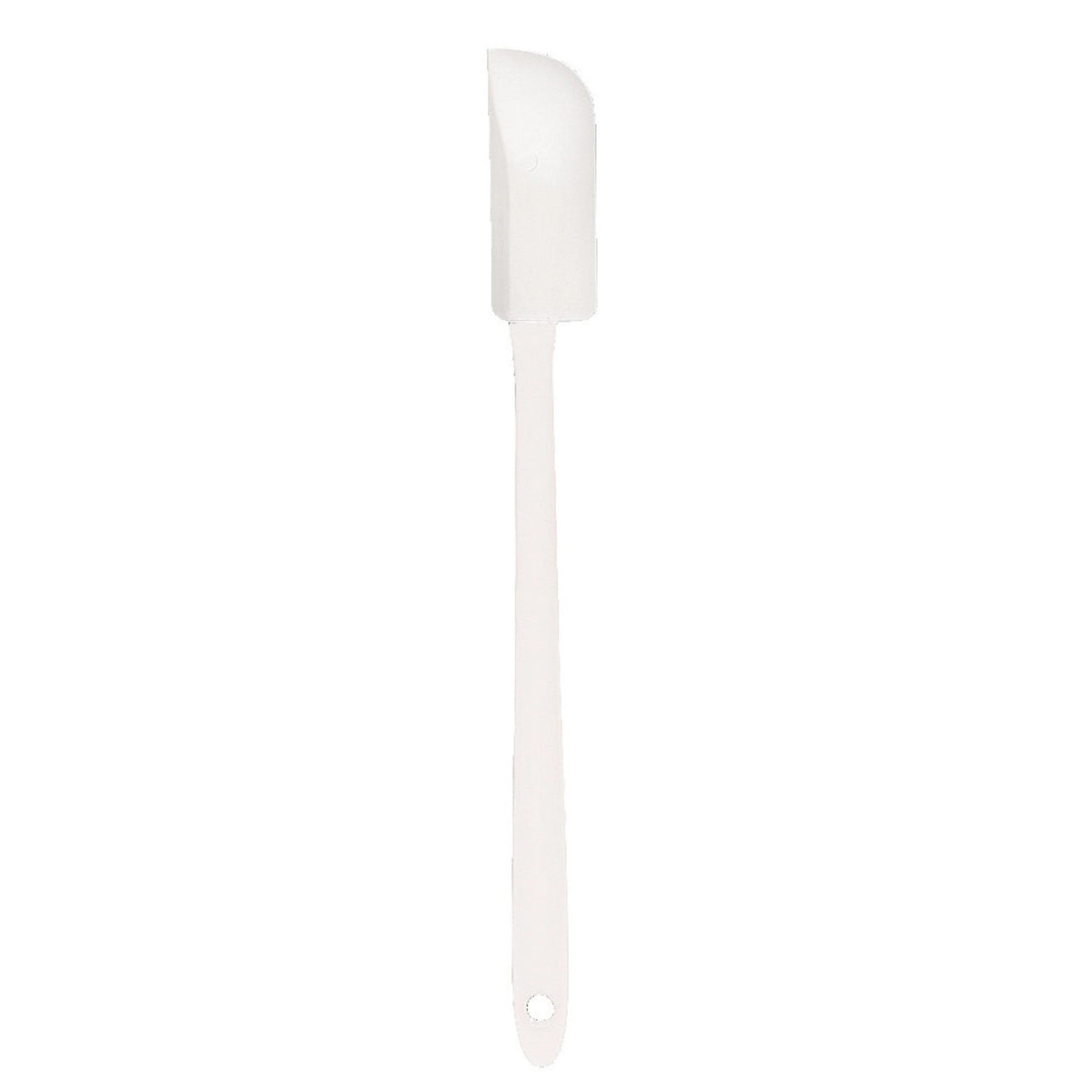 Teigschaber weiss Kunststoffgriff 25.5/2.8cm mit Barcode in Weiss präsentiert im Onlineshop von KAQTU Design AG. Kochbesteck ist von DaloLindén