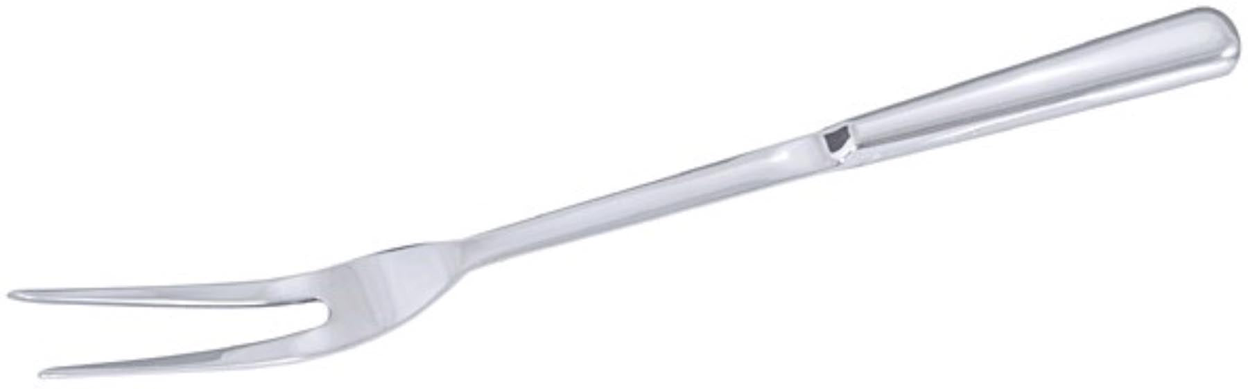 Fleischgabel Edelstahl 32.5cm in Silber präsentiert im Onlineshop von KAQTU Design AG. Grillzubehör ist von Lagotto