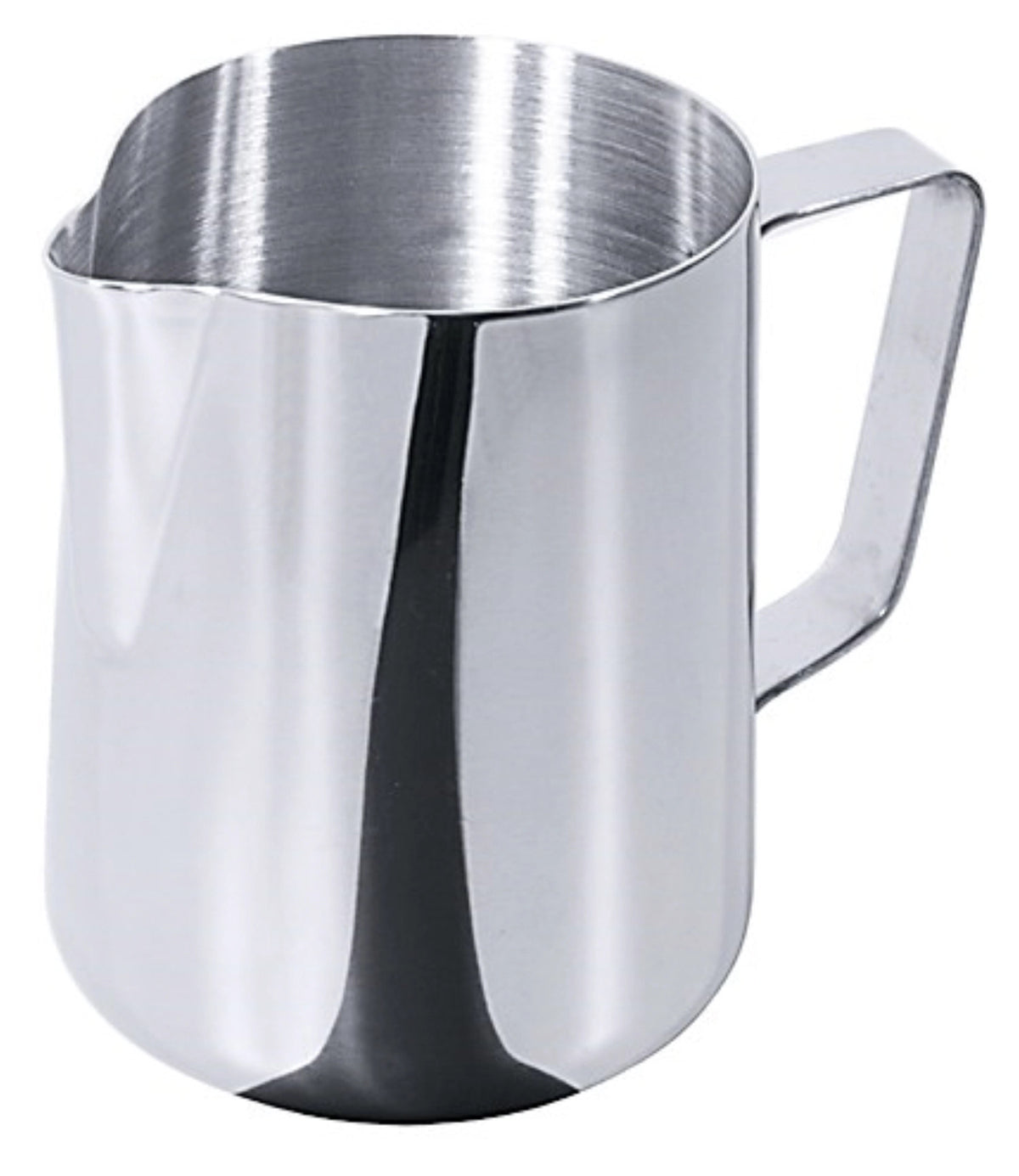Milchkanne 0.9L 12.5cm, Edelstahl in Silber präsentiert im Onlineshop von KAQTU Design AG. Kanne ist von Contacto