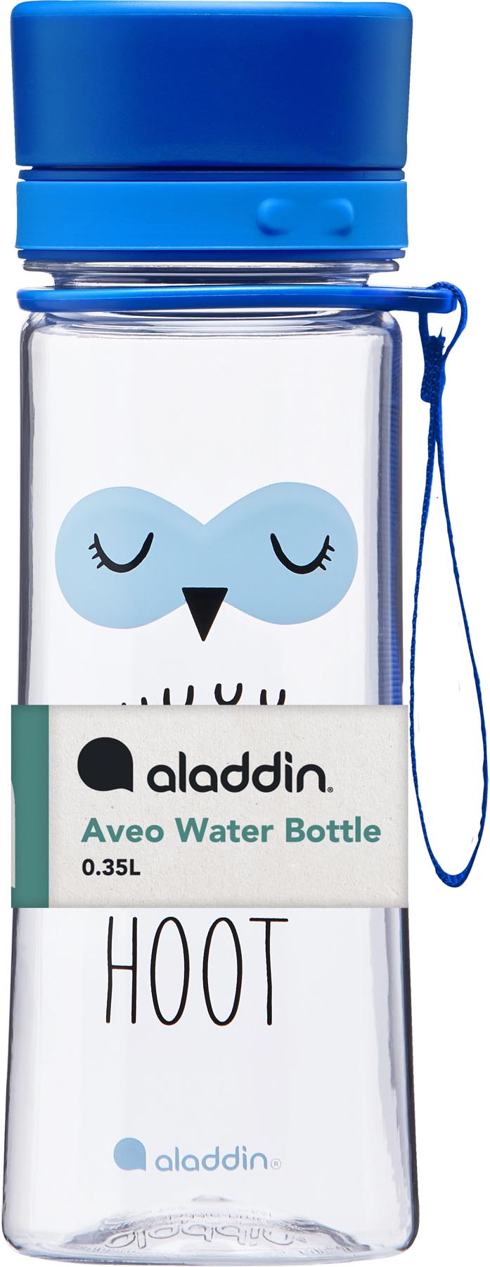 Niedliche 0.35L Trinkflasche My First Aveo mit Eulen-Design, ideal für Kinder und perfekt für den täglichen Gebrauch in Schule und Freizeit.