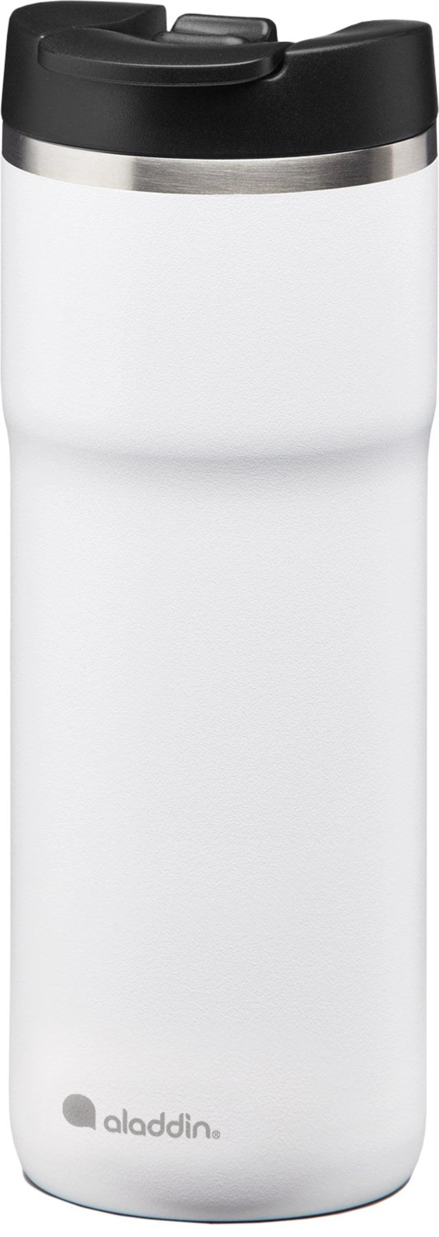 Java Thermavac Leak-Lock Stain. St. Mug 0.47L Snowf. White in Weiss präsentiert im Onlineshop von KAQTU Design AG. Thermosflasche ist von Aladdin