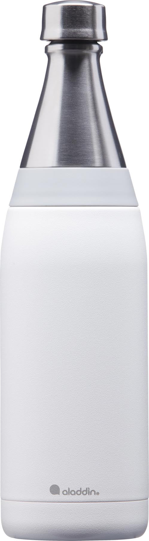 Fresco Thermavac Water Bottle 0.6L Snowflake White in Weiss präsentiert im Onlineshop von KAQTU Design AG. Aufbewahrungsbehälter ist von Aladdin