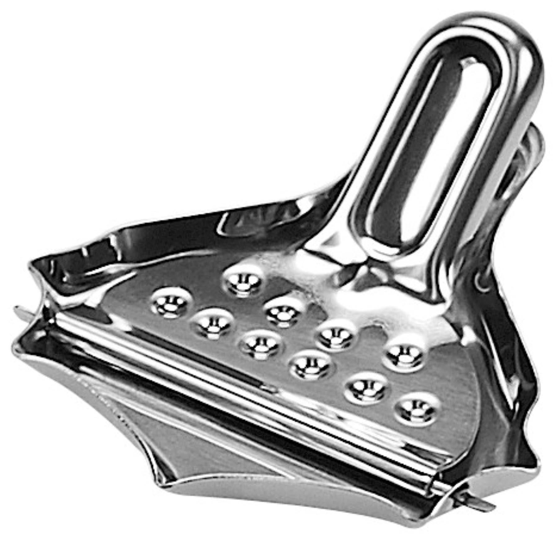 Zitronenschnitzpresse in Silber präsentiert im Onlineshop von KAQTU Design AG. Kanne ist von Lagotto