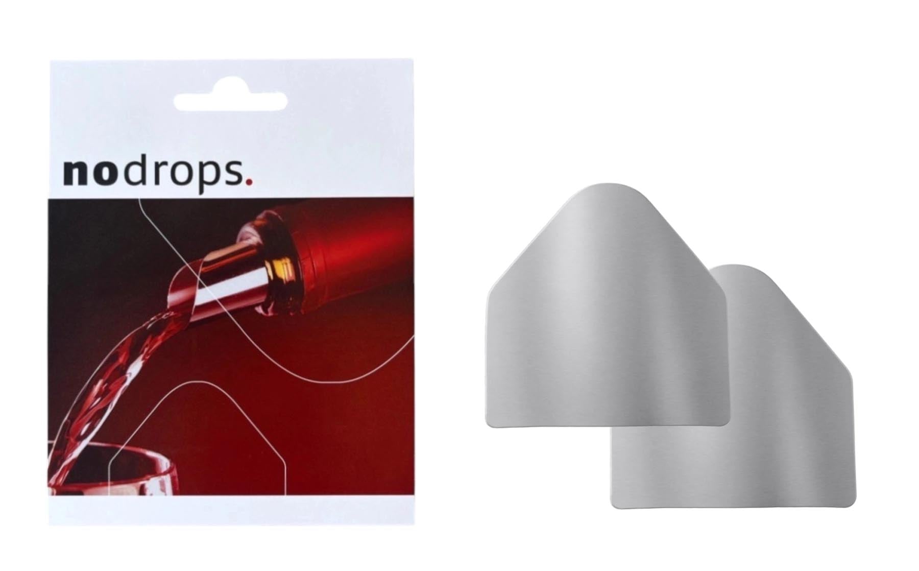 2er Set nodrops in Verpackung in Silber präsentiert im Onlineshop von KAQTU Design AG. Barzubehör ist von Roelli Roelli