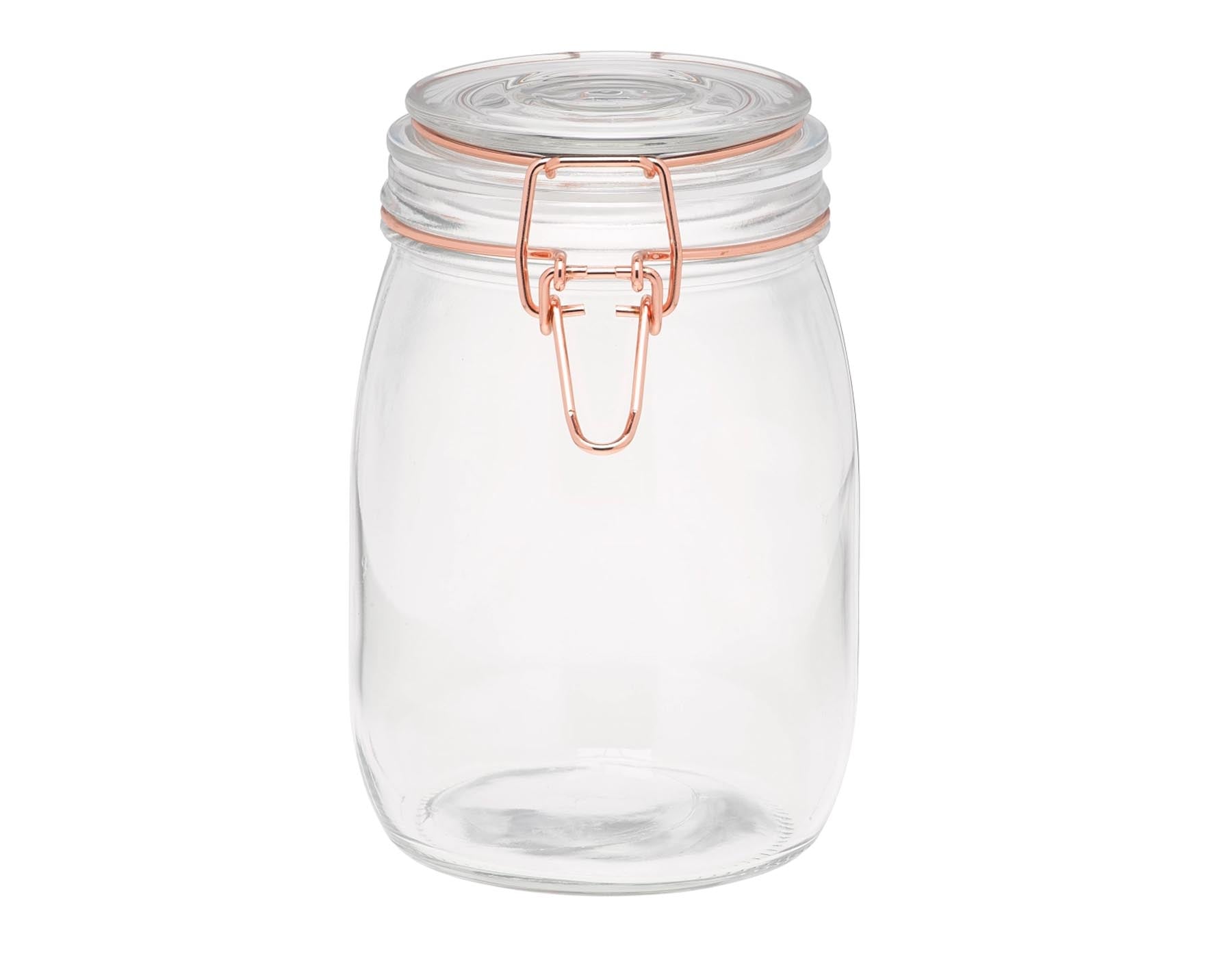 Aufbewahrungsglas mit Kupferverschluss 1000 ml in  präsentiert im Onlineshop von KAQTU Design AG. Käsezubehör ist von Tala