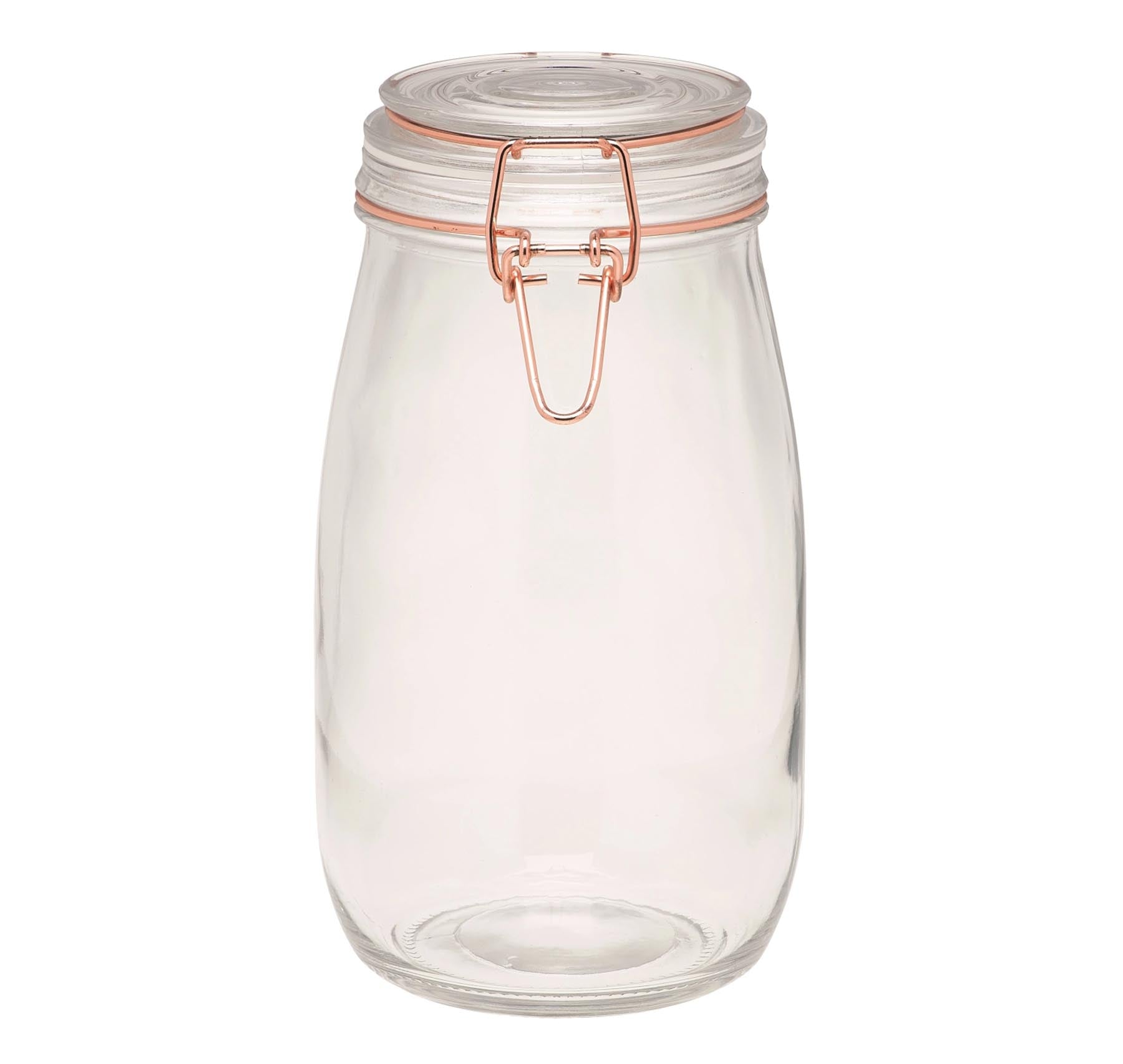 Aufbewahrungsglas mit Kupferverschluss 1500 ml in  präsentiert im Onlineshop von KAQTU Design AG. Käsezubehör ist von Tala