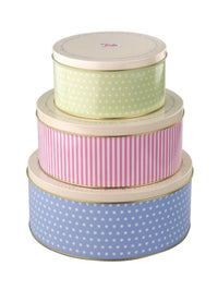 Cookie tin set 3-piece, D25.5/22/17cm