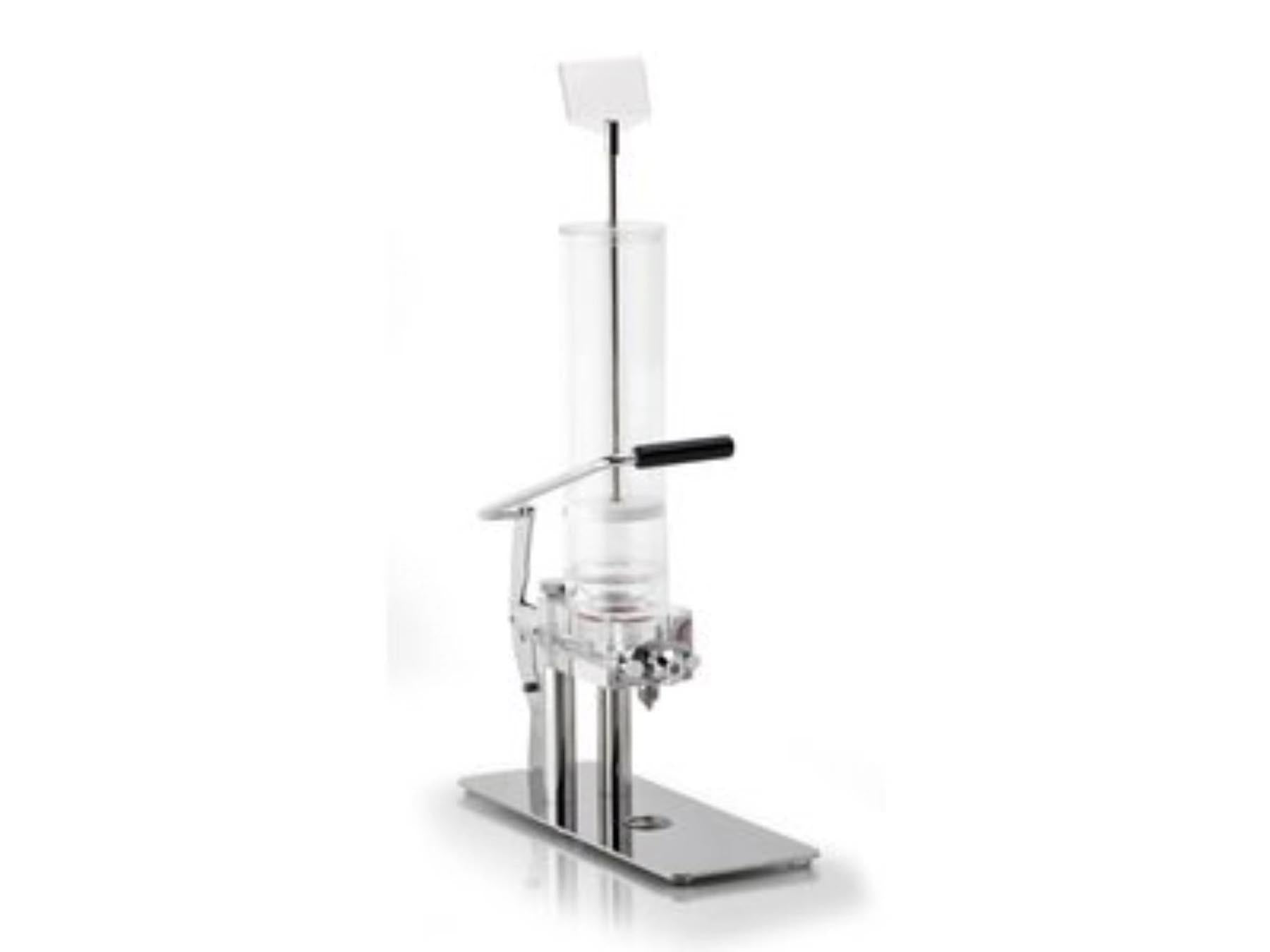 Jambee Konfiture/Honig Dispenser 1lt Steel Base in  präsentiert im Onlineshop von KAQTU Design AG. Flasche ist von Abert