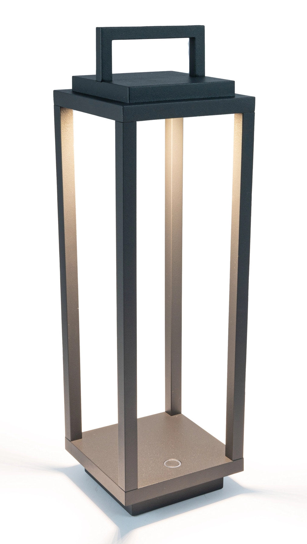 Abert Resort Maxi Lampe wiederaufladbar in Silber präsentiert im Onlineshop von KAQTU Design AG. Tischleuchte ist von Abert