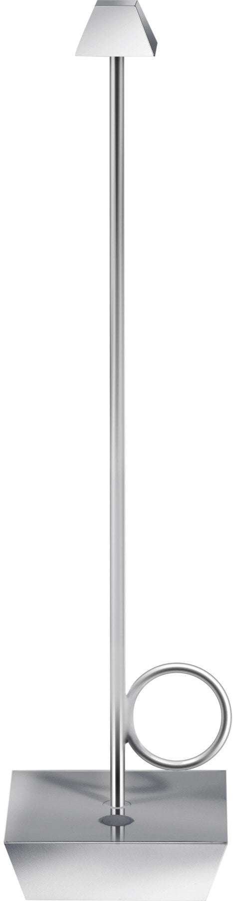 Broggi Bugia Lampe wiederaufladbar, verchromt 8x8cm H32cm in Silber präsentiert im Onlineshop von KAQTU Design AG. Tischleuchte ist von Abert