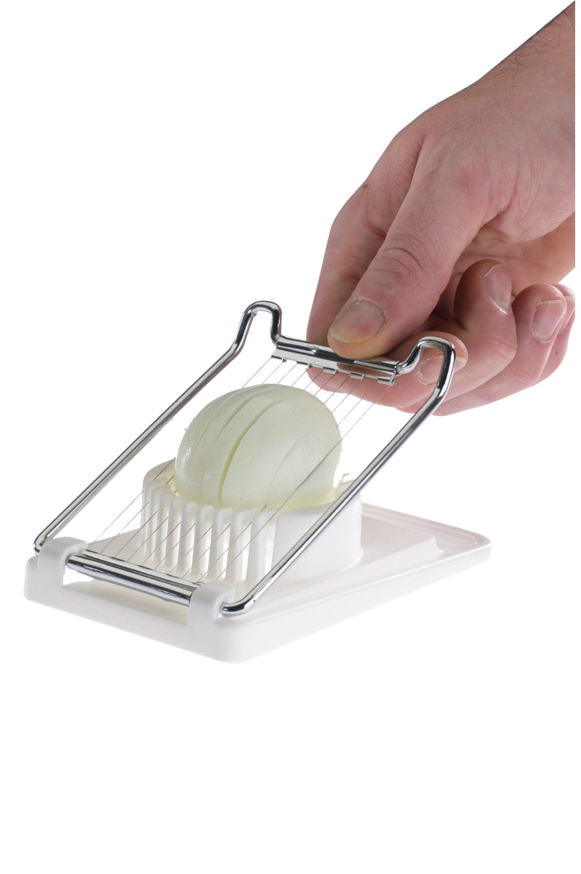 Eierteiler Traditionell, 14x8x3cm in Weiss präsentiert im Onlineshop von KAQTU Design AG. Küchenhelfer ist von Westmark