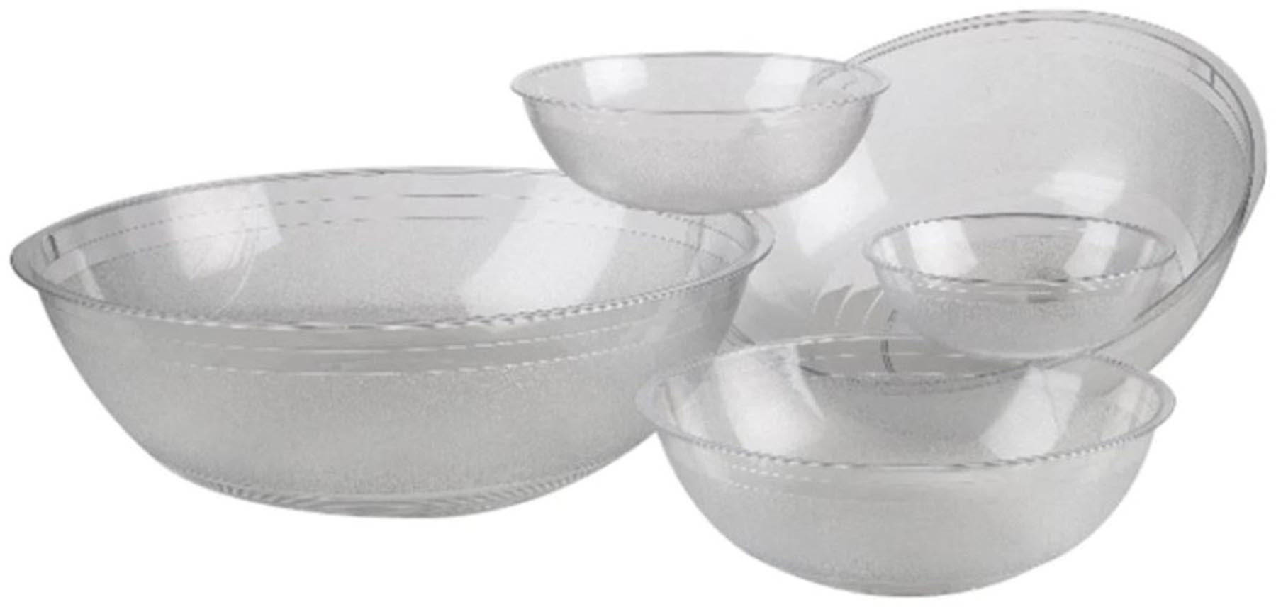 Salatschüssel D25cm transparent 2.6l in  präsentiert im Onlineshop von KAQTU Design AG. Salatschüssel ist von Gastronorm