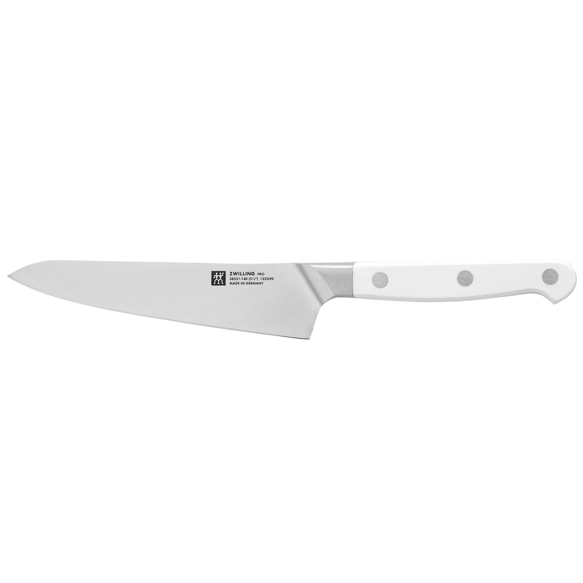 Pro le blanc Kochmesser compact 140mm in Weiss präsentiert im Onlineshop von KAQTU Design AG. Küchenmesser ist von Zwilling Kitchen