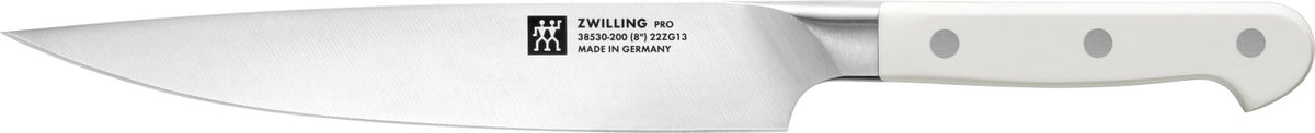 Pro le blanc Fleischmesser 200mm in Weiss präsentiert im Onlineshop von KAQTU Design AG. Küchenmesser ist von Zwilling Kitchen